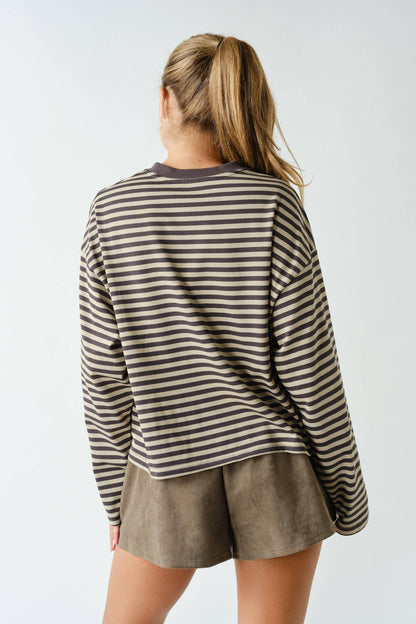 Horizon Striped Long-Sleeve Tee