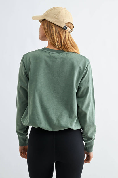 Mineral Cloud Bubble Hem Pullover