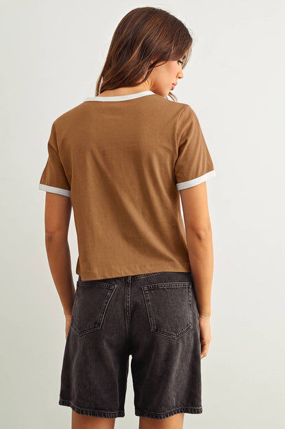 Short Sleeve Ringer Tee