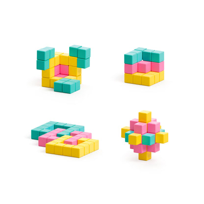 Abstract Sweet - 60 pcs Multi-Color Magnetic Block Set