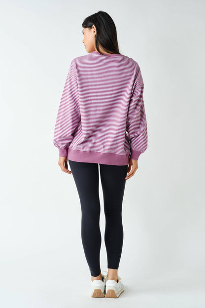 Coastal Striped Crewneck