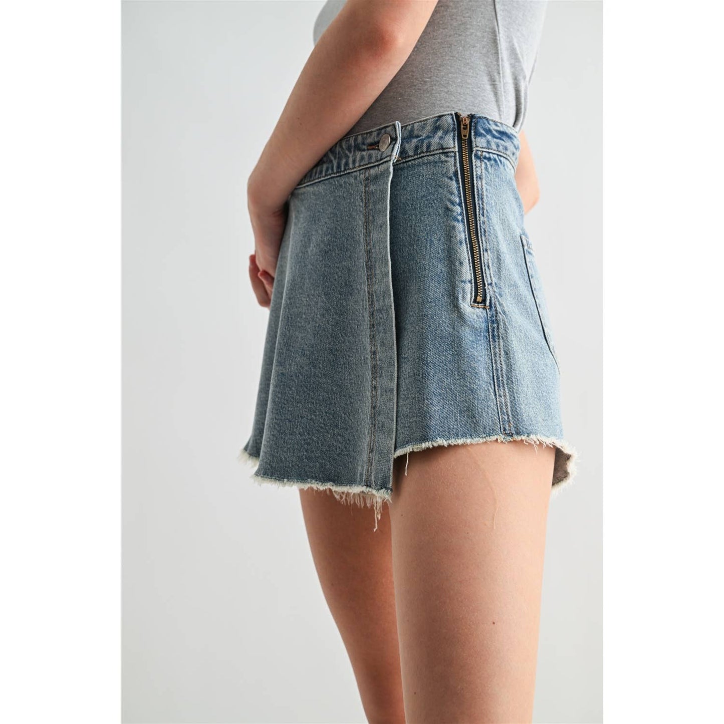 High-Rise Vintage Skort