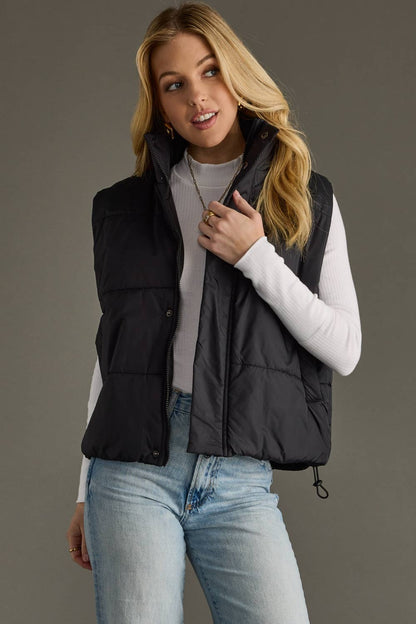 Black Puffer Vest