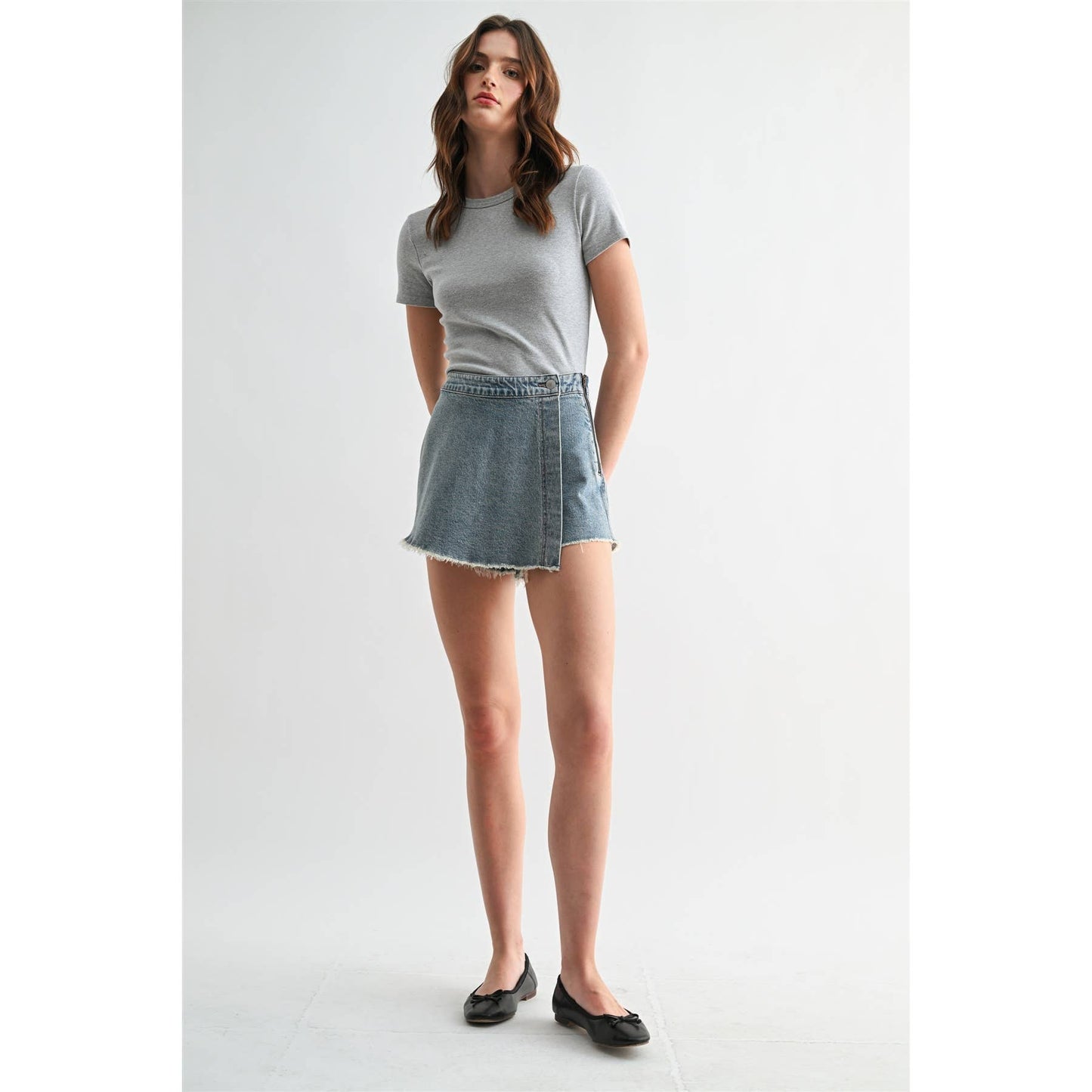 High-Rise Vintage Skort