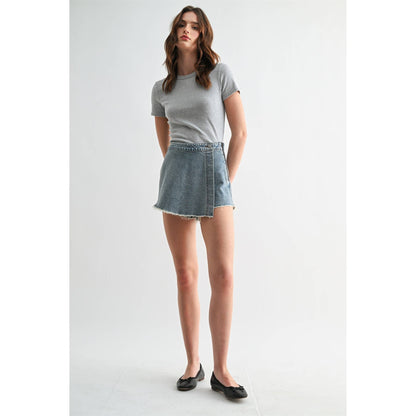 High-Rise Vintage Skort