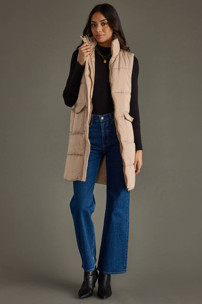 Tan Long Vest