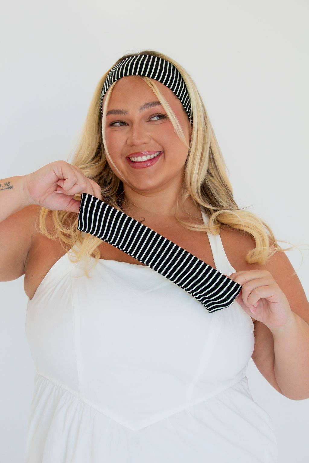 Soft Striped Stretchy Headband