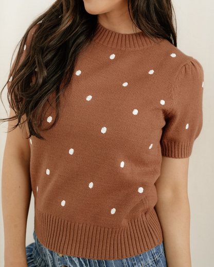 River Polka Dot Sweater