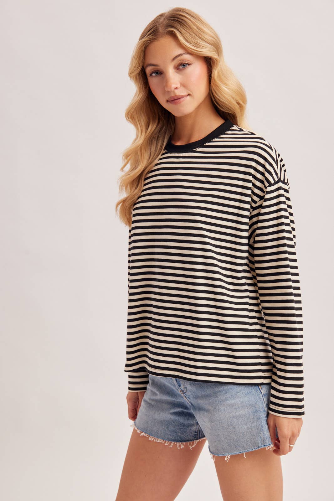 Oversized Stripe Pullover