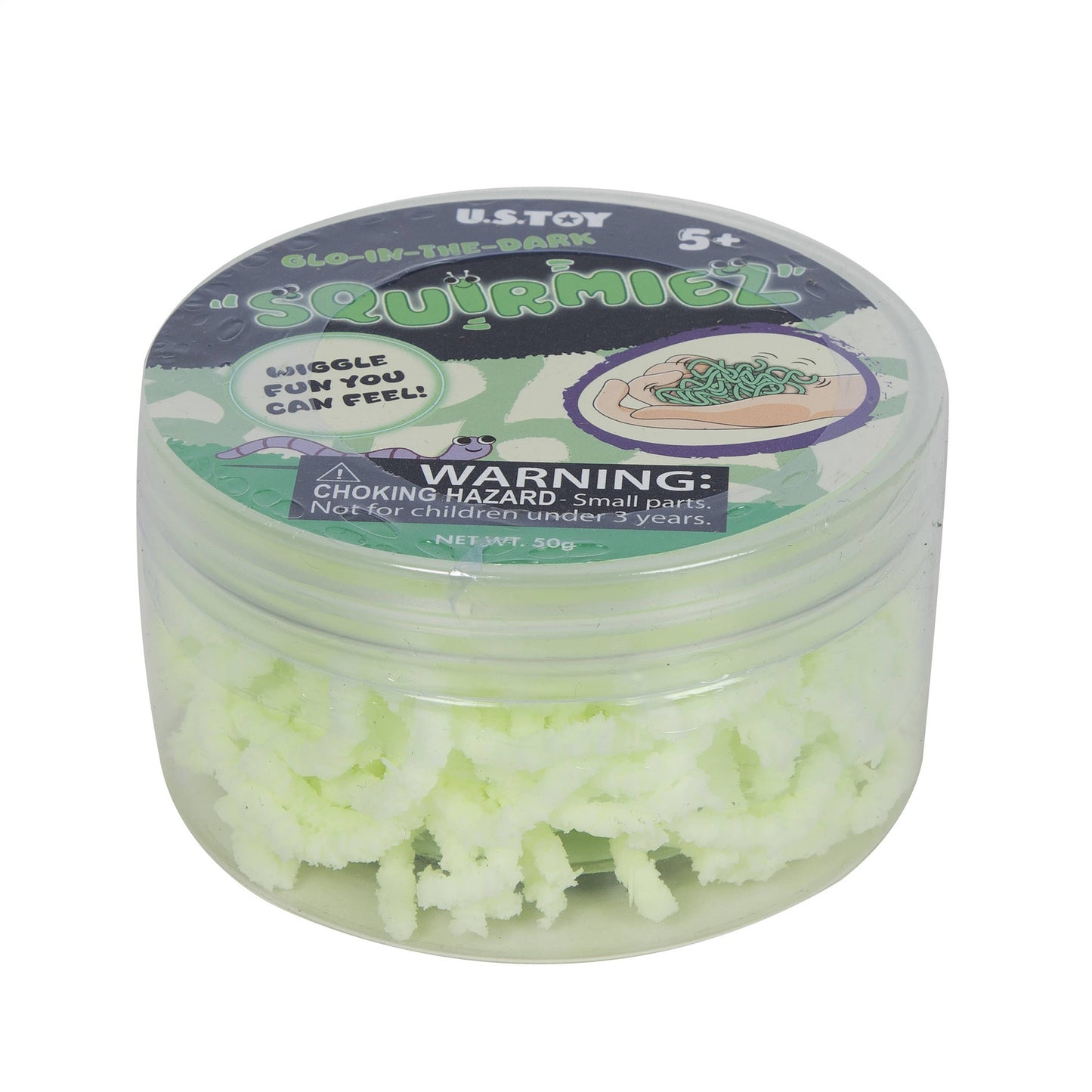 Glow in the Dark Squirmiez Worms