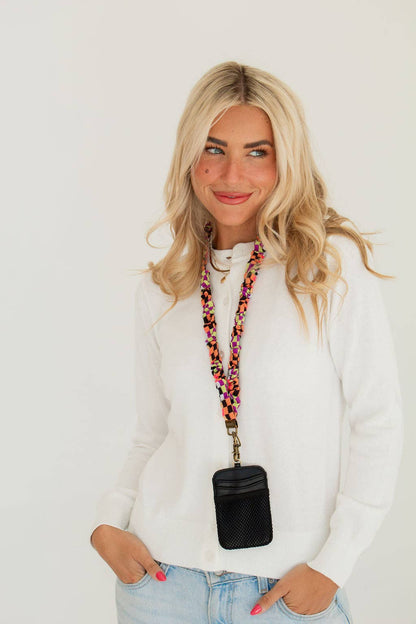 Spellbound Check Lanyard