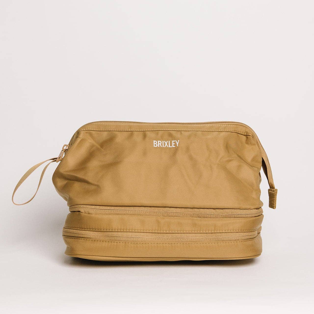 Tan Brixley Toiletry Bag