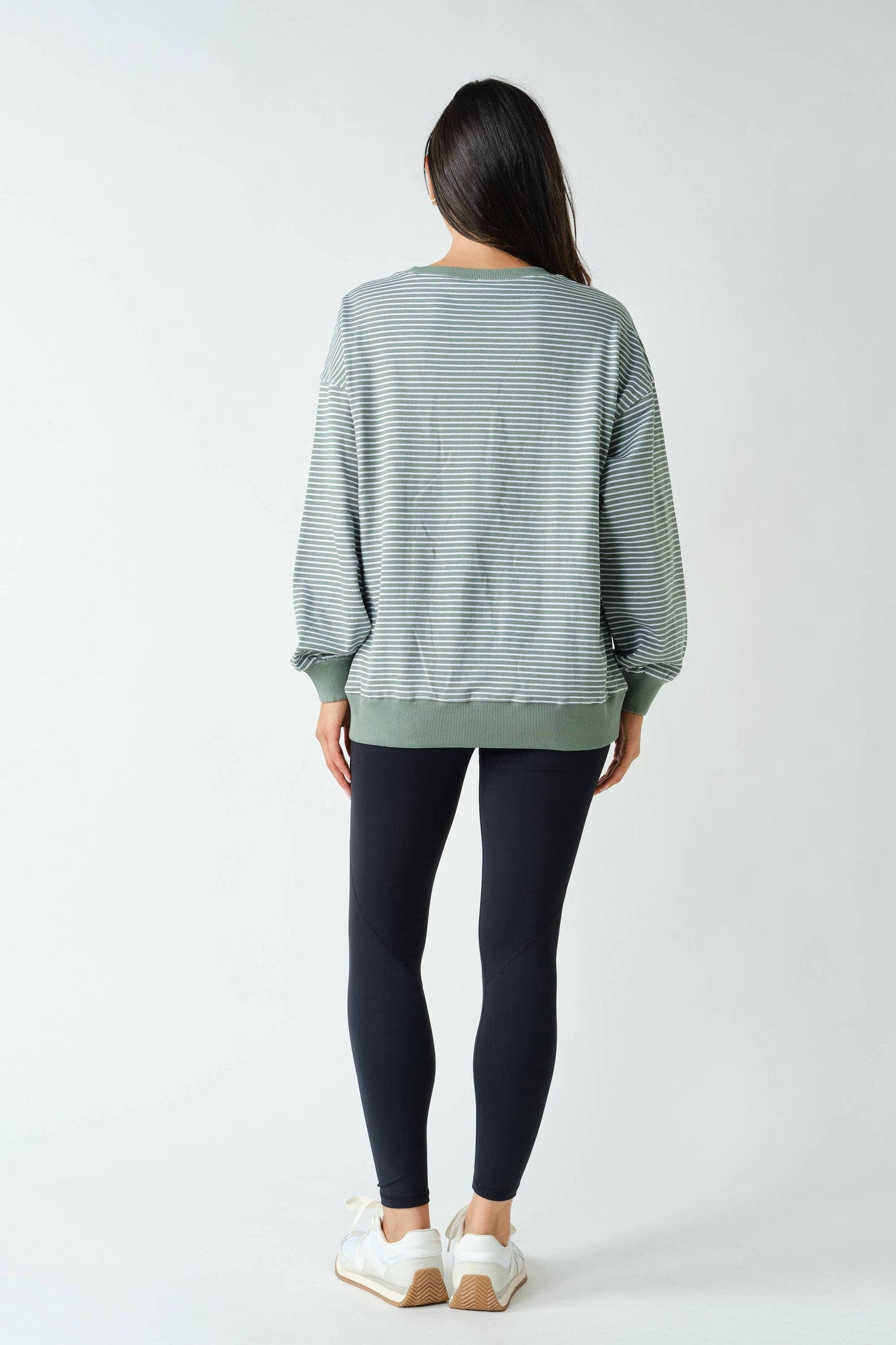Coastal Striped Crewneck