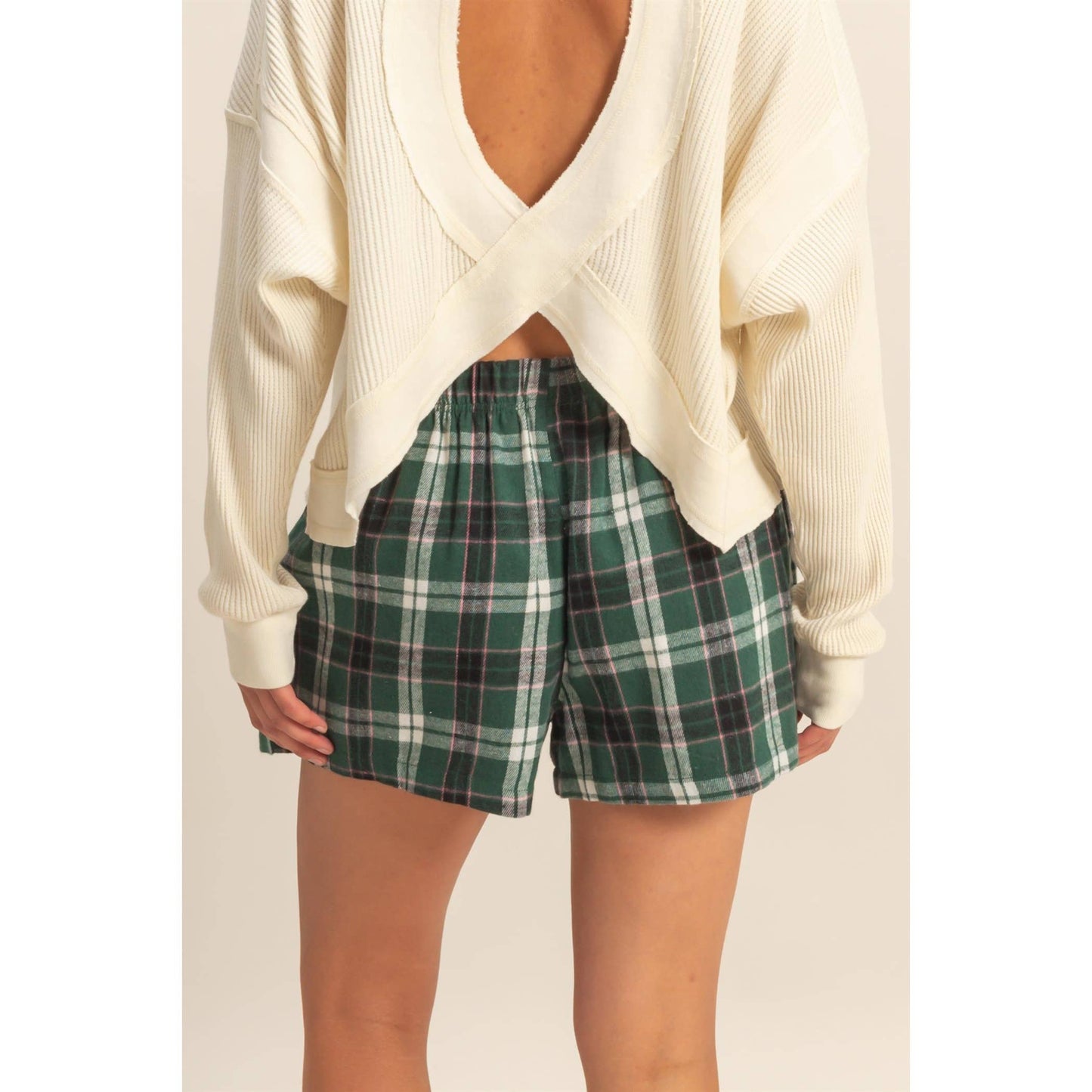 Flannel Boxer Shorts