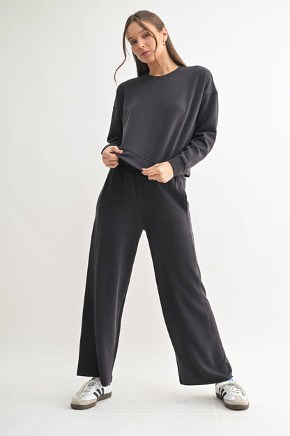 Luxe Sand Wash Rib Sweater