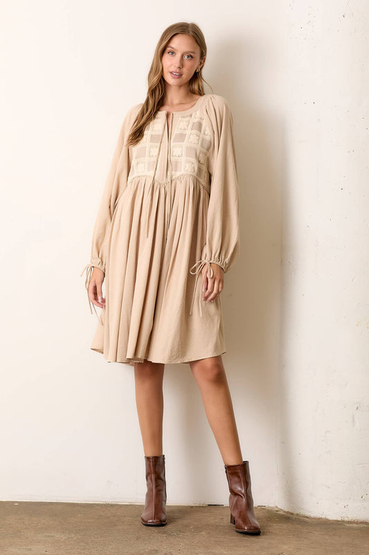 Checkered Pattern Dress