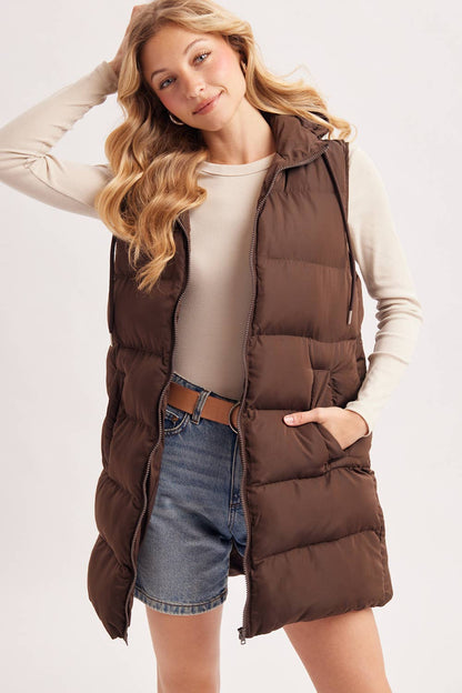 Hooded Puffer Vest