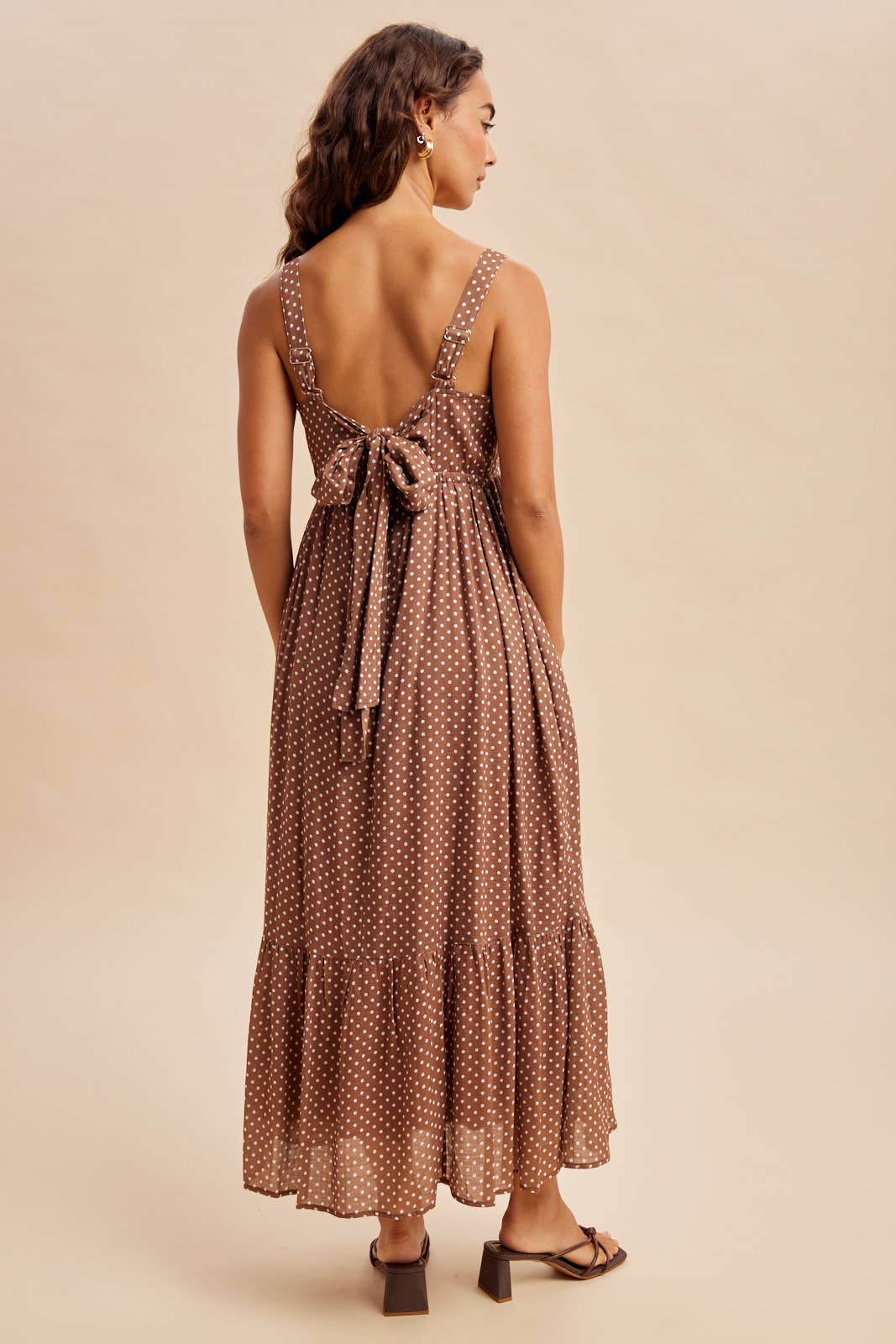 Polka Dot Bow Maxi
