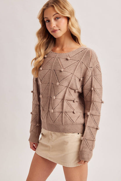 Pom Sweater