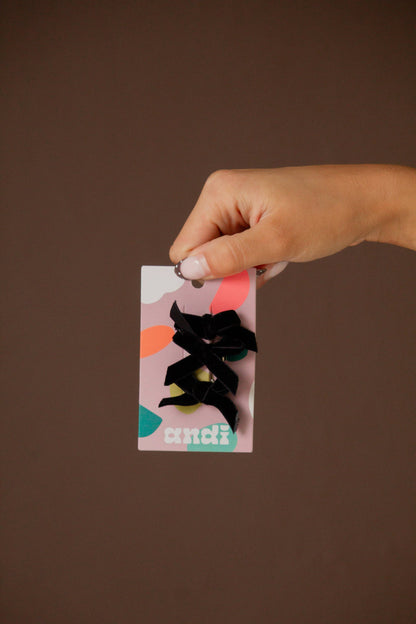 Felt Bow Clips 3-pack