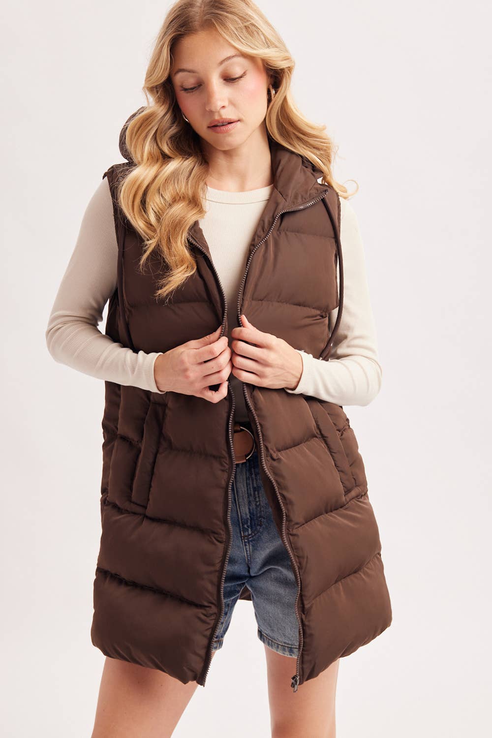 Hooded Puffer Vest