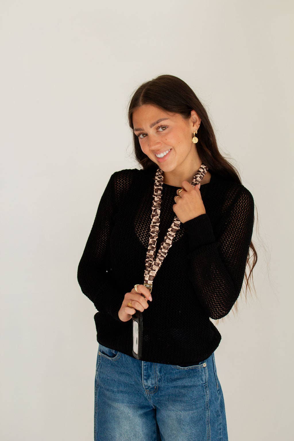 Witches Checkerboard Lanyard