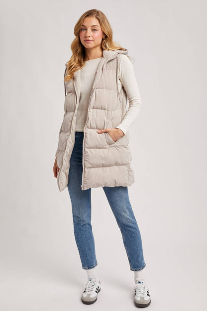Hooded Puffer Vest