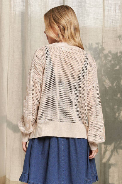 Floral Cardigan Plus