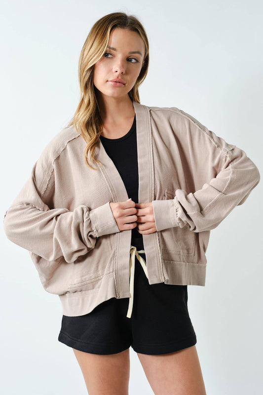 Solstice Mineral Wash Cardigan