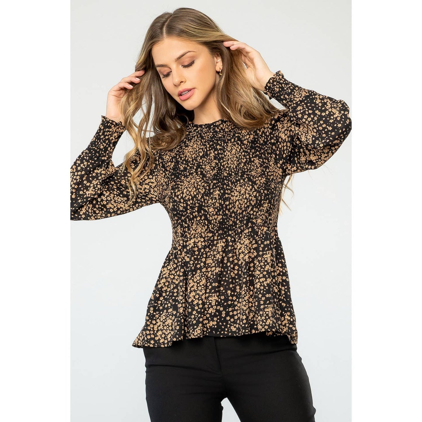 Flower Print Blouse