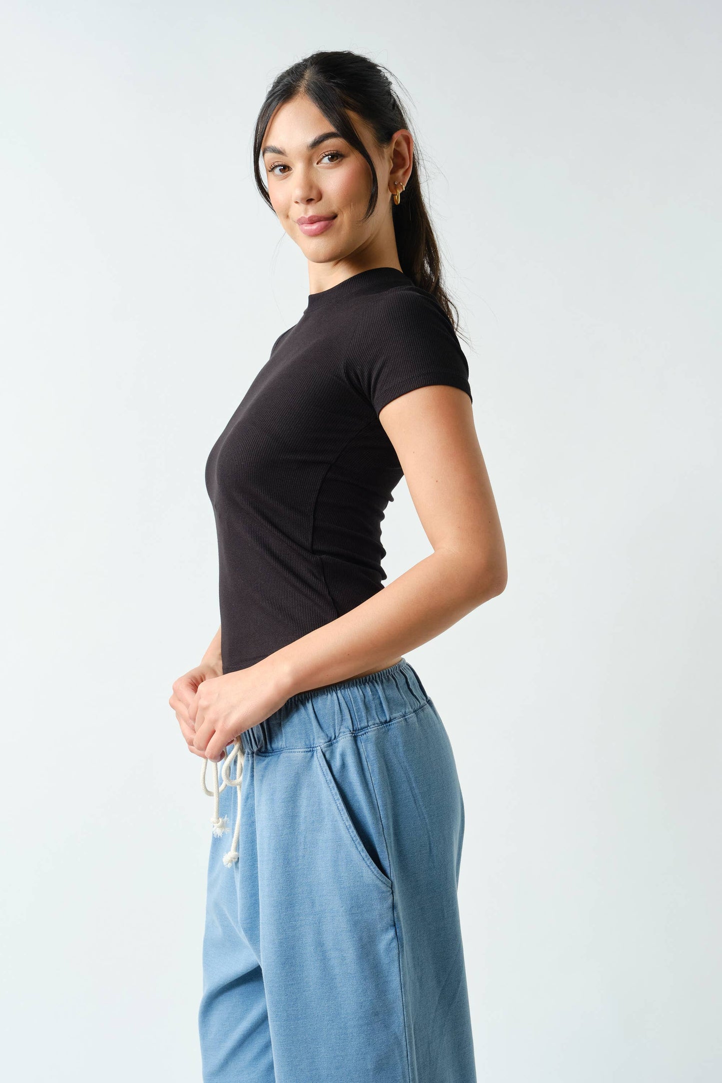 Ribbed Athleisure Top