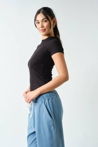 Ribbed Athleisure Top