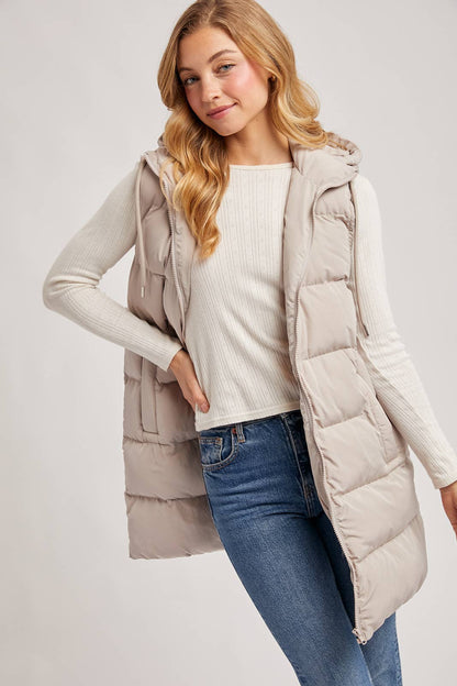 Hooded Puffer Vest
