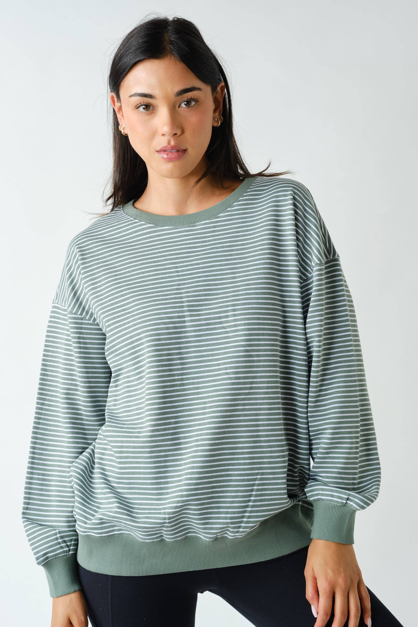 Coastal Striped Crewneck