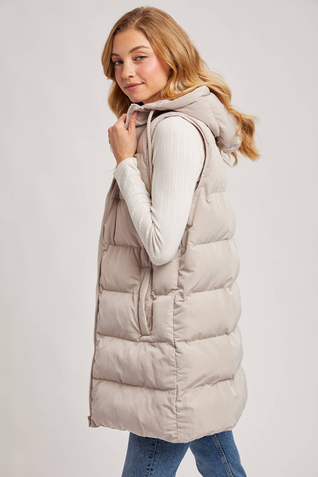 Hooded Puffer Vest