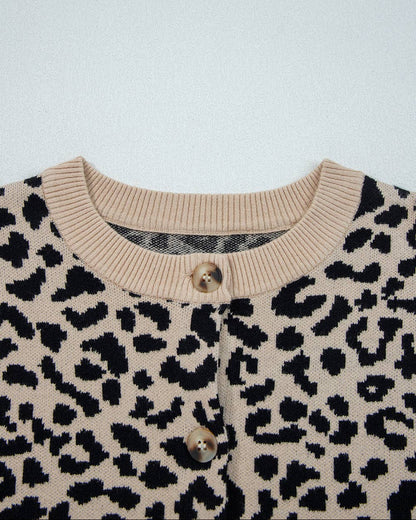 Leopard Cardi