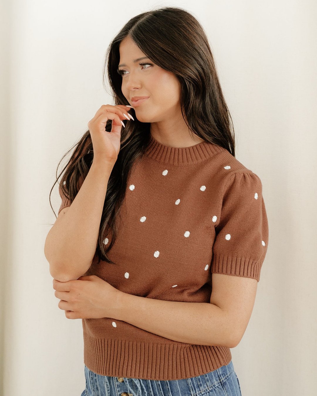 River Polka Dot Sweater