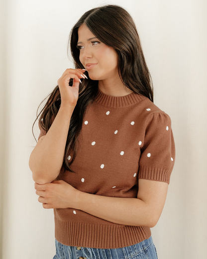River Polka Dot Sweater