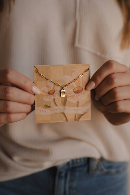 Fully Known Mini Tag Necklace
