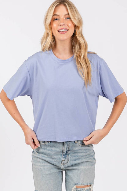Relaxed Crop Tee