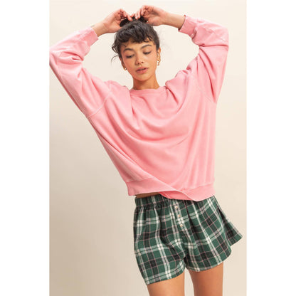 Oversized Mineral Washed Crew