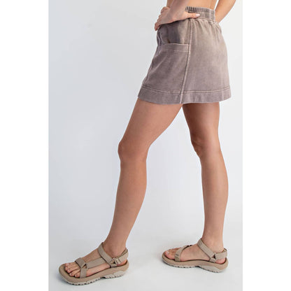 Mineral Washed Skort