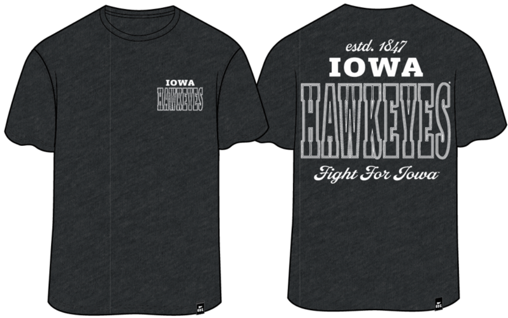 Iowa Billboard Embroidery Band Tee
