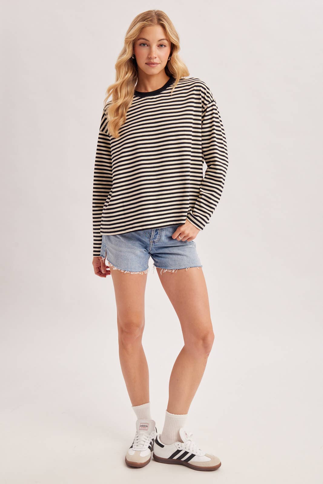 Oversized Stripe Pullover