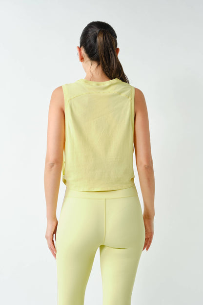 Pima Cotton Relaxed Side-Knot Tank