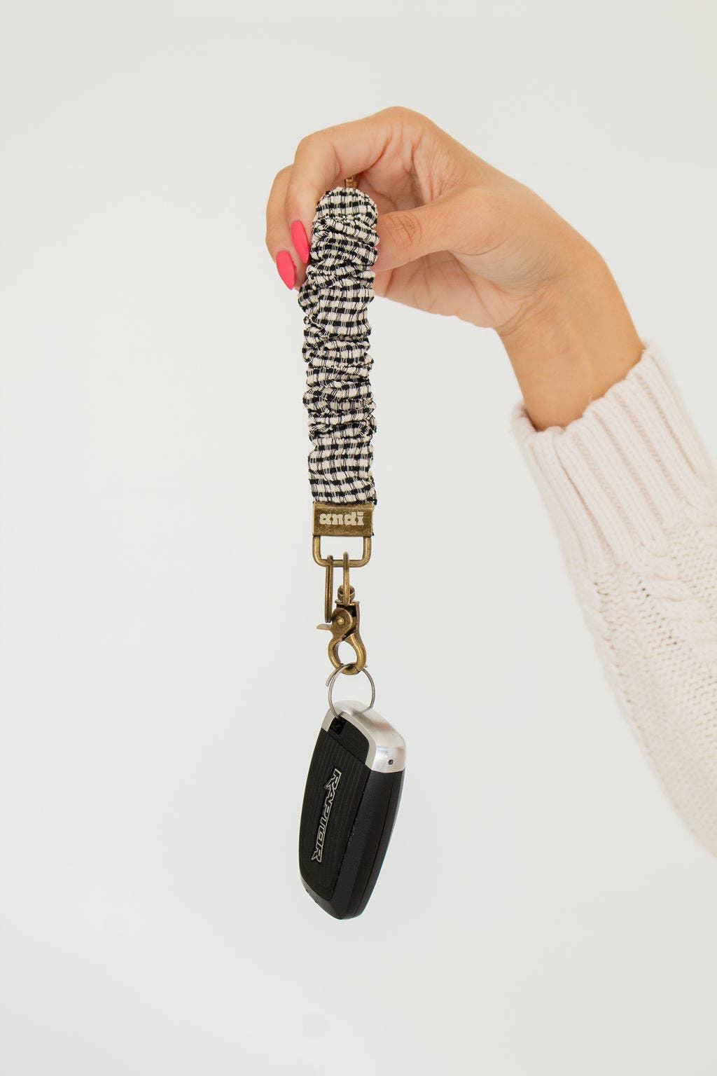 Pepper Gingham Keychain