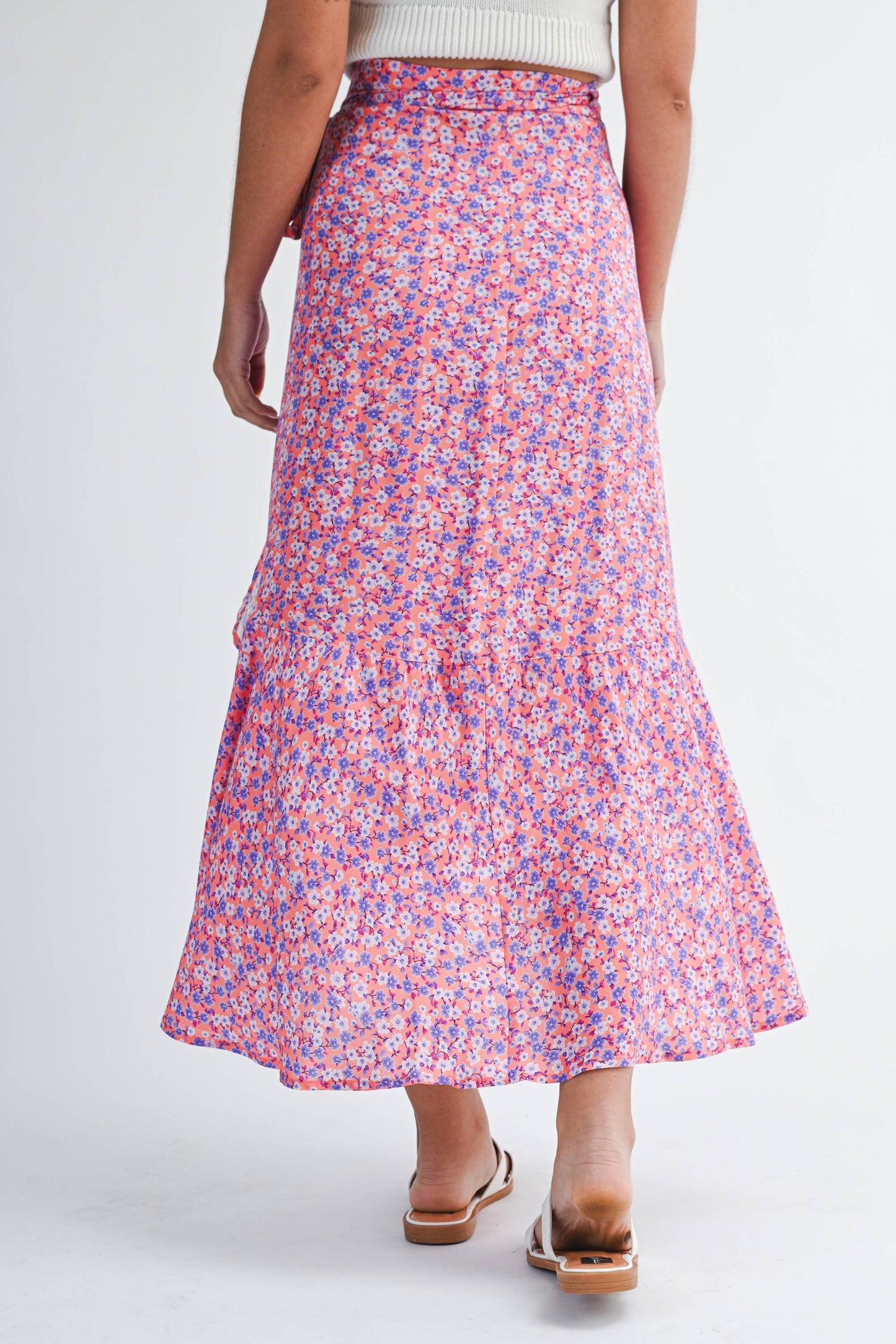 Berti Floral Wrap Skirt