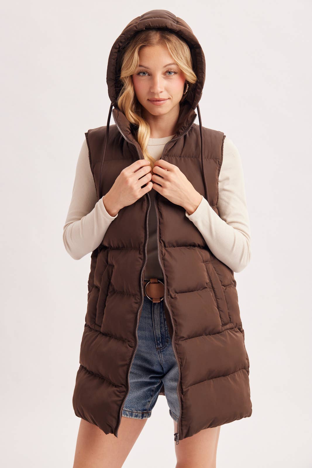 Hooded Puffer Vest