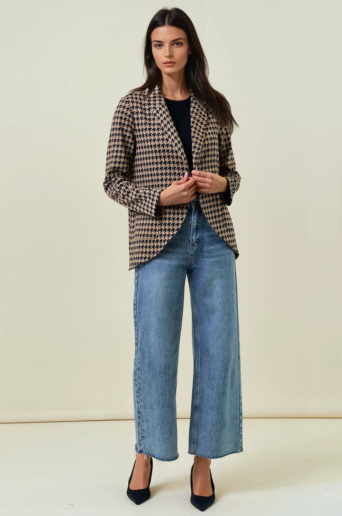 Houndstooth Blazer
