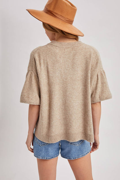 Boxy Sweater Top